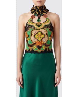 Etro Crochet Top - Green