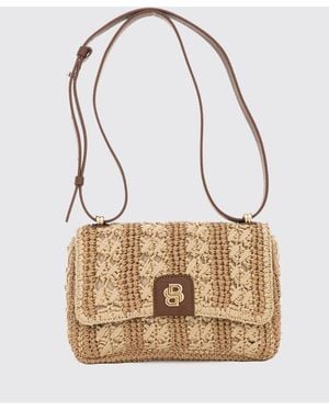 BOSS Crochet Raffia Bag - Natural