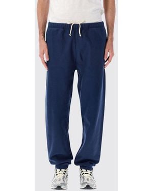 Champion Straight Leg Cotton Jogging Pants With Elasticated Waist - Blue