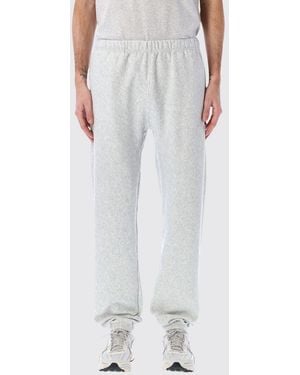 Champion Pantalón De Chándal De Algodón Con Pernera Recta Y Cintura Elástica - Blanco