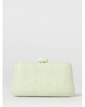 Twentyfourhaitch Citara Tweed Clutch - Natural