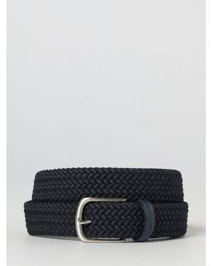 Brooksfield Stretch Woven Viscose Belt - Black
