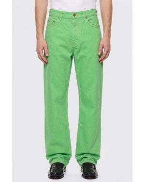 Versace Denim Straight Jeans - Green