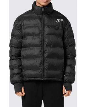 Philipp Plein Nylon Bomber Jacket - Black