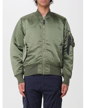 Alpha Industries Ma-1 Base Flight Uv Bomber Jacket - Green