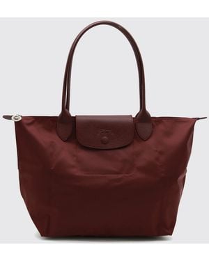 Longchamp Bolso Tote De Hombro Mediano Le Pliage One De Nailon Reciclado - Rojo