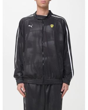 PUMA Scuderia Ferrari T7 Mesh Sweatshirt - Grey