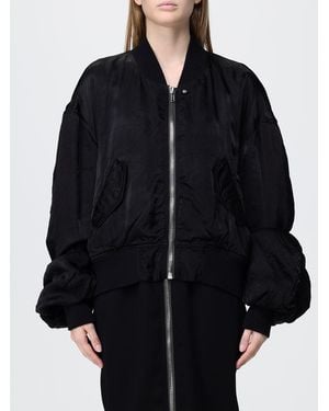 Rick Owens Technical Fabric Bomber Jacket - Black