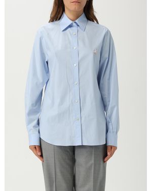 Moschino Classic Cotton Poplin Shirt - Blue