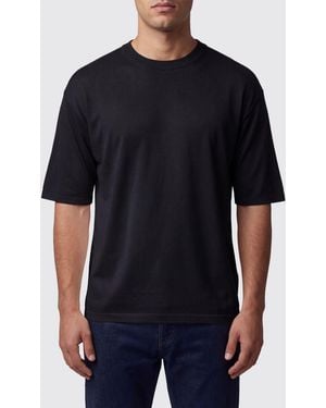 Roberto Collina Basic Cotton T-Shirt - Black
