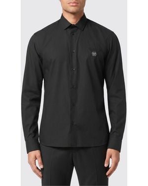Philipp Plein Classic Poplin Shirt - Black