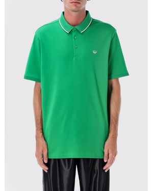 adidas Twistknit Trefoil Polo Shirt - Green