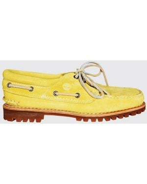 Timberland Authentic Suede Boat Loafer - Yellow