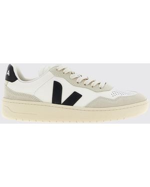 Veja V90 Leather Sneakers - Natural