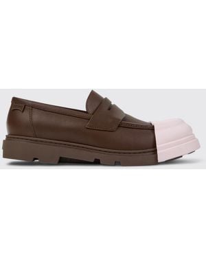 Camper Junction Leather Loafer - Brown