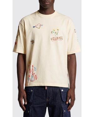 DSquared² Camiseta Hombre - Azul