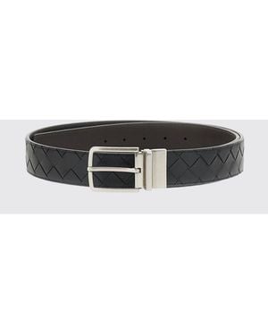 Bottega Veneta Woven Belt - White