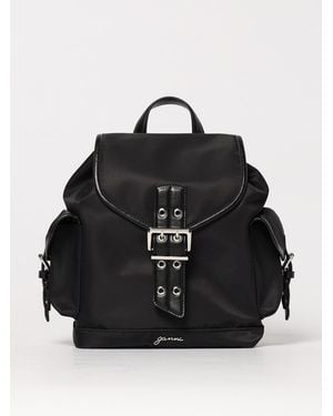 Ganni Mini Nylon Backpack Buckle Closure - Black