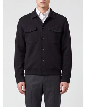 Lardini Virgin Wool Shirt Jacket - Blue