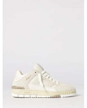 Axel Arigato Area Lo Fluffy Leather Trainers - Natural