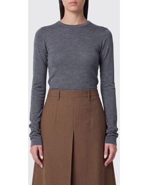 Rohe Slim Fit Crew-Neck Jumper - Grey