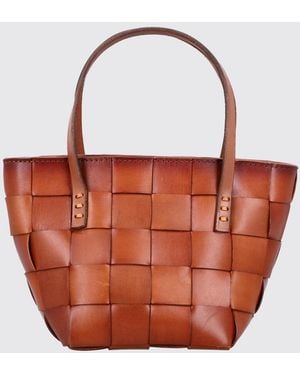 Dragon Diffusion Japan Hand-Woven Calf Leather Tote Bag With Double Handle - Multicolour