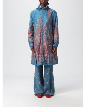 Etro Abrigo Mujer - Azul
