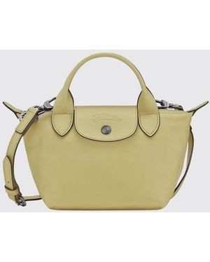 Longchamp Le Pliage Xtra Leather Bag - Natural