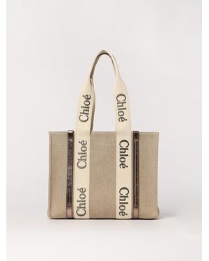 Chloé Schultertasche Damen - Natur