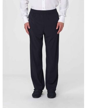 ARMANI EXCHANGE Technical Fabric Wide Leg Trousers - Blue