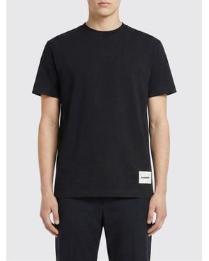 Jil Sander Set Of 3 Basic Cotton T-Shirts - Black