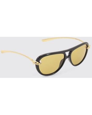 Bottega Veneta Knot Aviator Sunglasses - Natural