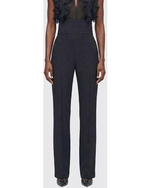 McQueen Wool Tailored Trousers - Blue