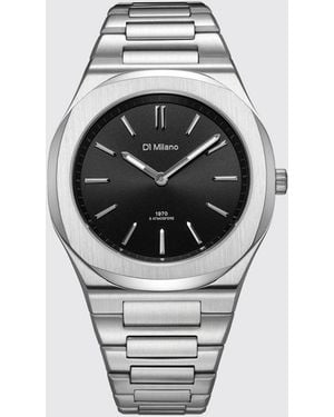 D1 Milano Groovy Stainless Steel Watch With Quartz Movement - White