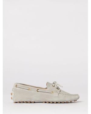 Tod's Gommino Suede Boat Loafers - Natural