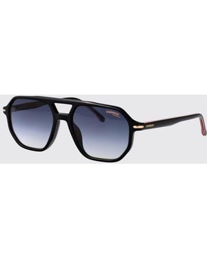 Carrera Tortoiseshell Acetate Aviator Sunglasses With Double Bridge - White