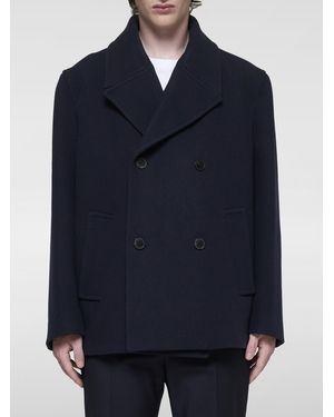 Valentino Cappotto A Doppiopetto Corto - Blu