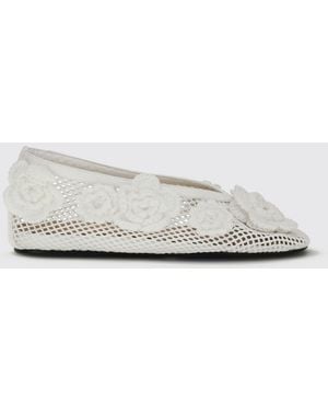 Ganni Ballet Flat - White