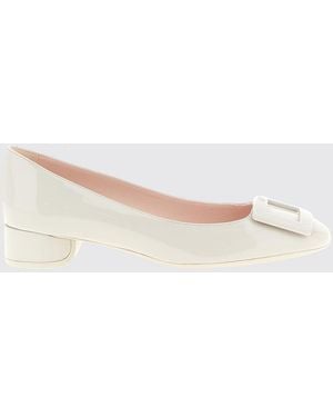 Roger Vivier Bailarinas U Look De Piel Charol - Neutro