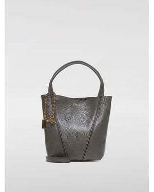 Chloé Chlo&Eacute Spin Grained Leather Bag - Blue