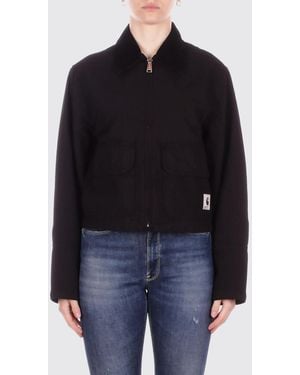 Carhartt Work Boxy Cotton Shirt Jacket - Black