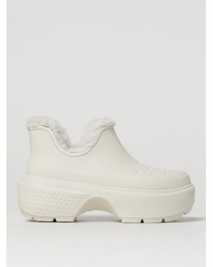 Crocs™ Crocband Clog Platform Boots - Natural