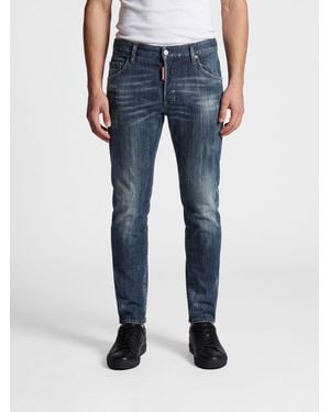 DSquared² Skater Slim Fit Jeans - Blue