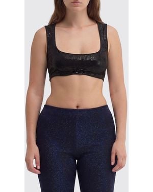 MACCAPANI Bralette Crop Top - Blue