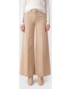 Dondup Jean Marlen Évasé En Denim De Coton À Taille Moyenne - Neutre