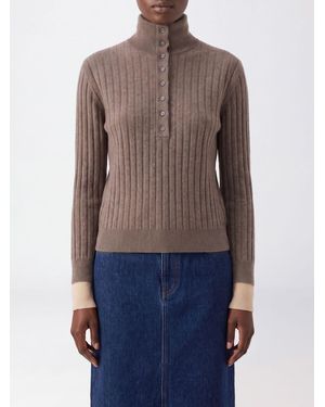 ELEH Jersey De Cuello Alto Slim Fit De Lana, Cachemira Y Seda - Azul