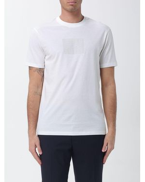 ARMANI EXCHANGE Crew Neck Cotton T-Shirt With Logo - White