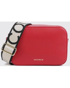 Coccinelle Tebe Hammered Leather Bag