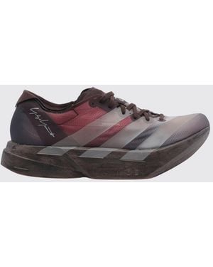 Y-3 Adios Pro 4 Technical Fabric Trainers With Extralight Rubber Sole - Brown