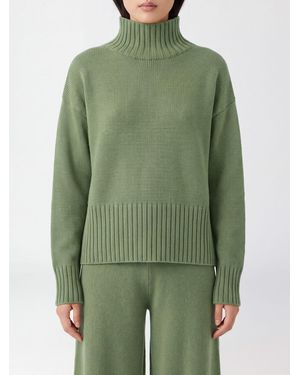 Drumohr Merino Wool Roll-Neck Jumper With Dropped Shoulders - Green